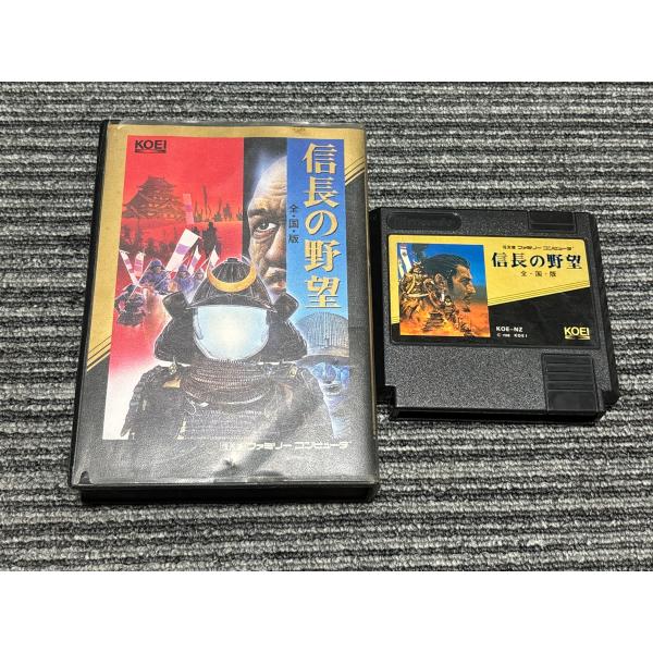 u*c様 【激レア】ファミコン&カセットインボックスセット 任天堂（Nintendo） ファミコン カセット ソフト 信長の野望 全国版