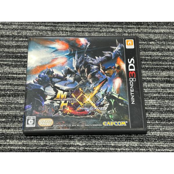 Newニンテンドー3DS LL モンハンモデル 完動品　ソフト付き 極レア】Newニンテンドー3DS LL モンスターハンタークロス SPパック