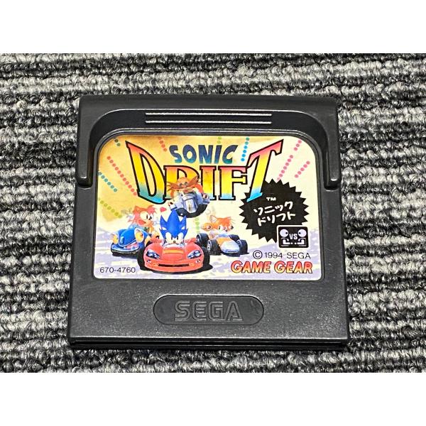 セガ ゲームギア ソフト ソニックドリフト SONIC DRIFT カセット