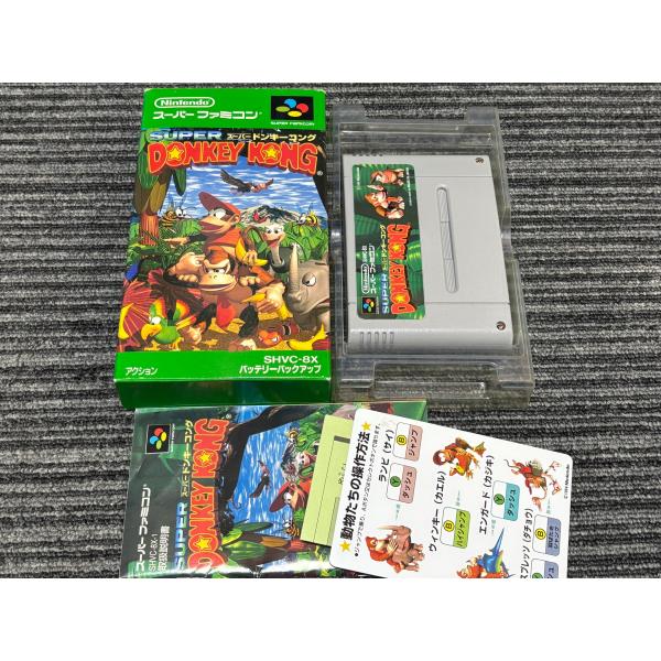 スーパーファミコン本体　カセット付き　ドンキーコング　他 任天堂（Nintendo） スーパーファミコン 本体 すぐ遊べるセット ソフト
