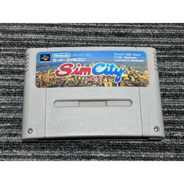 任天堂 スーパーファミコン カセット ソフト シムシティー 任天堂 スーパーファミコン カセット ソフト シムシティー