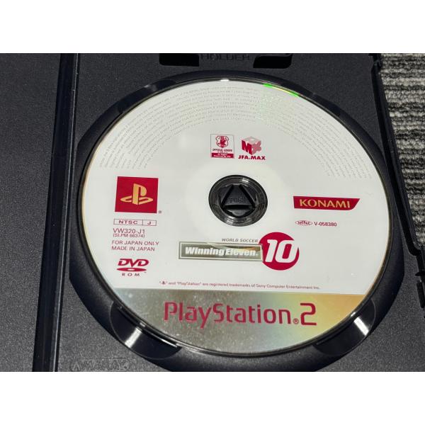プレステ2 ソフト ウイニングイレブン10 playstation2 PS2 ケース無