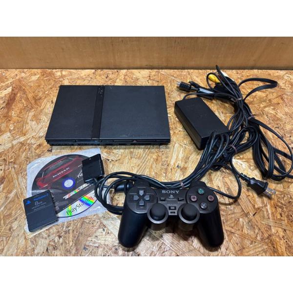 PlayStation 薄型 PS2 プレステ2 SCPH-70000 908 ソフト付き : マイ