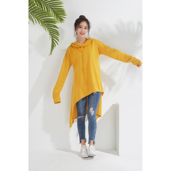 パーカー レディース プルオーバー 薄手 ロング 長袖 フード付き シャツ ロングテール トップス 無地 ゆったり カジュアル 春コーデ Buyee Buyee 日本の通販商品 オークションの代理入札 代理購入