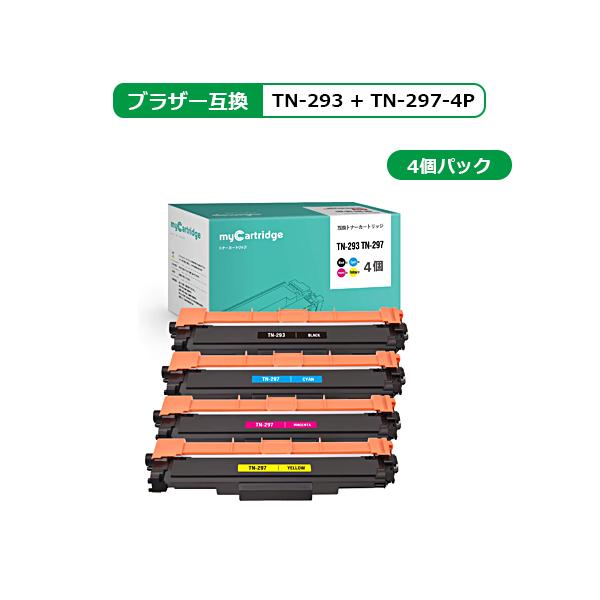 MC ブラザー 互換 トナー TN-293 TN-297 4色セット(TN-293BK TN-297C TN-297M TN-297Y) 対応プリンター MFC-L3770CDW HL-L3230CDW :MC-TN-293-297-4P:インクのマイインク - 通販 - Yahoo!ショッピング MC ブラザー 互換 トナー TN-293 TN-297 4色セット(TN-293BK TN-297C TN-297M TN-297Y) 対応プリンター MFC-L3770CDW HL-L3230CDW :MC-TN-293-297-4P:インクのマイインク - 通販 - Yahoo!ショッピング