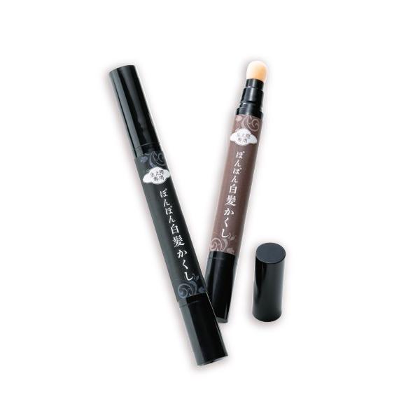 生え際専用 ぽんぽん白髪かくし 白髪 生え際 もみあげ 白髪隠し 簡易 白髪染め はえぎわ 白髪かくし 生え際用 ポイント用 5492 美容健康ダイエット通販 マイラボ 通販 Yahoo ショッピング