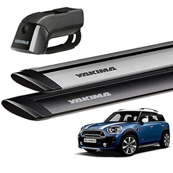 YAKIMA 正規品 ミニ クロスオーバー F60に適合 ルーフレール付き車両用 ベースキャリアセット (ティンバーライン ジェットストリー