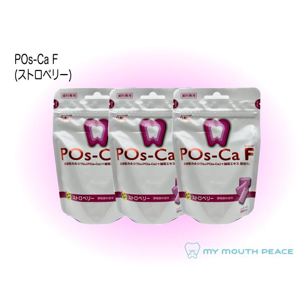 POs-Ca (ポスカ) F パウチタイプ ストロベリー (3袋)