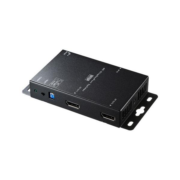 DisplayPort分配器　ディスプレイポート分配 2分配4K SANWA SANWA SUPPLY 4K対応DisplayPort分配器 2分配 : マイオフィス