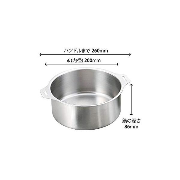 和平フレイズ ブランド買うならブランドオフ ステンレス鍋4点セット 蒸し台付 燕三 Ih対応 ハンドル着脱式 Em