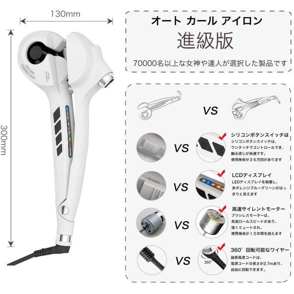 Mkboo オートカールアイロン ヘアアイロン 自動巻き チーム ミラカール 自由自在なカールスチームテック搭載 8秒自動巻き カール方向 Www Nlqp Com