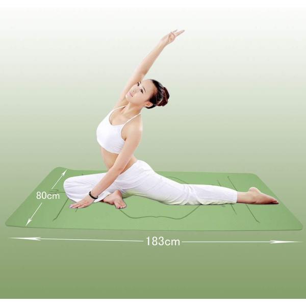 ヨガマット 初心者に向け Leetaker トレーニングマット Tpe素材 滑り止め 折りたたみ 匂いなし 厚 さ8mm グムバンド 収納ケ Www Pageturner Us