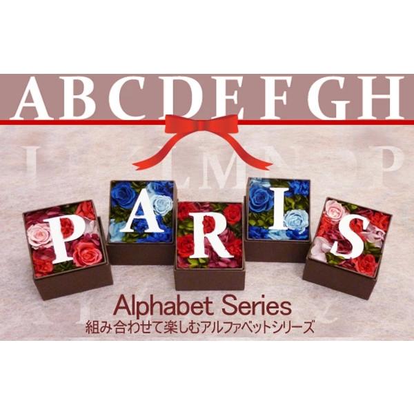 ◆サイズ：60mm × 60mm材料：バラ、カーネーション、紫陽花誕生日プレゼント 結婚記念日 結婚祝い 開店祝い ホワイトデー バレンタイン 卒業祝い 入学祝い アルファベット雑貨