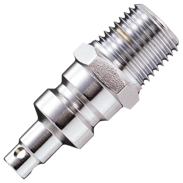 【商品概要】適応流体:空気最高使用圧力(MPa):3ねじ径(取入口):R1/4(LH)高圧に対応した日本製プラグです。高圧コンプレッサ専用ですので、常圧用のソケットには接続できません。【商品説明】【商品詳細】ブランド：新潟精機(Niigat...