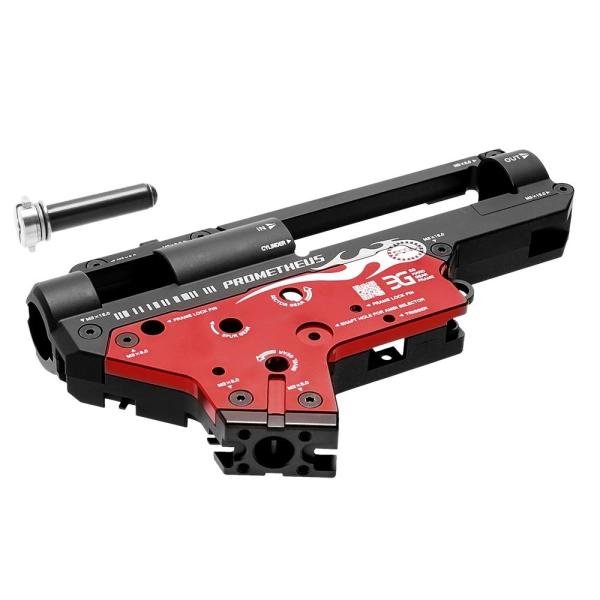 【商品概要】■対応機種:東京マルイ製Ver.2メカボックス互換 (スタンダード電動ガンM4系等に仕様できるもの) ■仕様:・軸受け6mm径■セット内容 ・EGハードギアフレーム本体 ・専用スプリングガイド ・六角穴付皿ネジ(M3×16) ×...