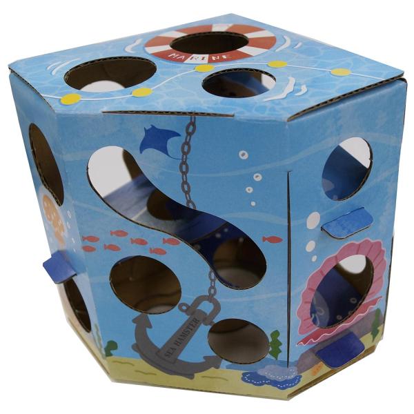 【商品概要】上ったり下りたりしっかり遊べるダンボールのアスレチック玩具【商品説明】【商品詳細】ブランド：ドギーマン商品種別：ペット用品商品名：ドギーマンハヤシ ミニアニマン ハムちゃんのうみの箱製造元：ドギーマン商品番号：497655524...