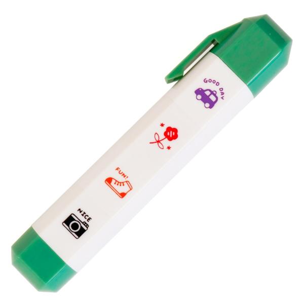 【商品概要】【仕様】浸透印タイプ【デザイン】enjoy【商品サイズ】W16×D16×H85mm【シリーズ】eric【材質】本体：ABS、印面：PE【商品説明】【商品詳細】ブランド：サンビー商品種別：文房具・オフィス用品商品名：サンビー er...