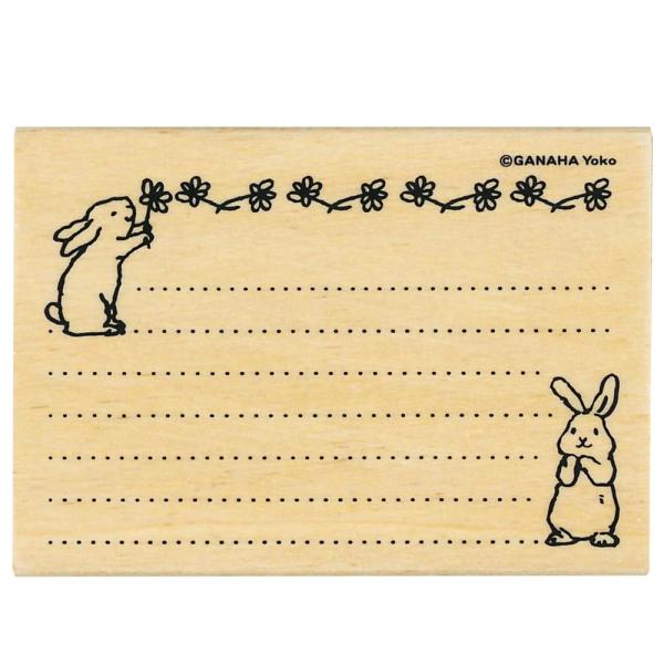 【商品概要】手帳に押しやすいデザインに動物たちが遊びに来ました！使いやすいカレンダーのスタンプ。うさぎと罫線のスタンプ。サイズ：幅7×奥行5×高さ2.5cmホルダー：木製　印面：ラバー　クッション：ウレタン原産国：中国【商品説明】【商品詳細...