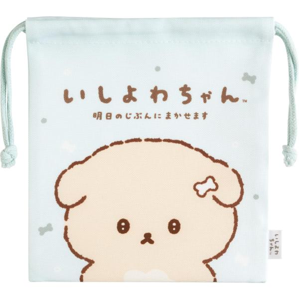 【商品概要】発売後、店頭で大人気となった【いしよわちゃん】待望の新商品が続々登場！マチ付きで便利な巾着が登場しました☆三日坊主で自分をついつい甘やかしちゃうイヌ。意志が弱いせいかまっすぐだった耳やしっぽもだんだん垂れてきちゃった…。口癖は「...