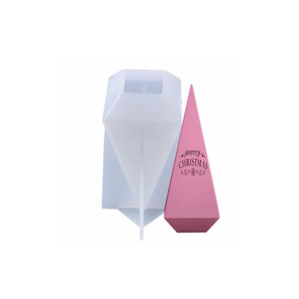 シリコンモールド 四角錐 ピラミッド 幾何学 アロマワックスサシェ サシェ クレイケーキ アクセサリー チャーム キャンドル アロマストーン レジン インアリウム クリアリウム エポキシ樹脂 石膏