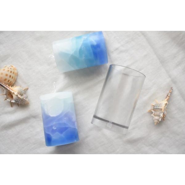 キャンドル モールド 円柱 直径50mm 高さ78mm 韓国キャンドル ソイキャンドル ポリ製 モールド