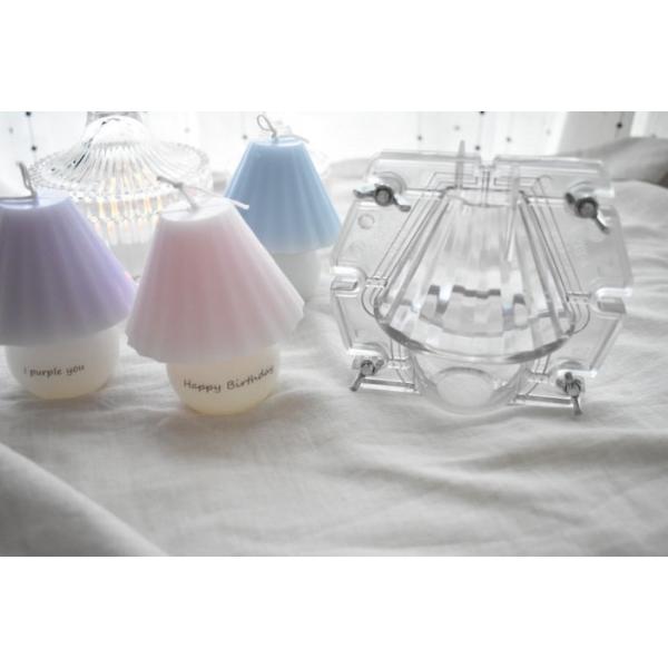 キャンドル モールド ランプ シェード お花キャンドル 韓国キャンドル ソイキャンドル ポリ製 モールド