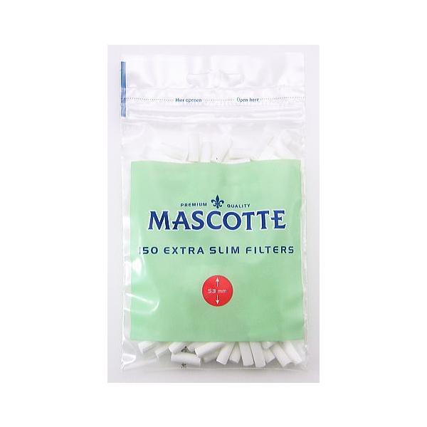 【MASCOTTE】マスコット　エクストラスリムフィルター　手巻きタバコ用　150本（直径5.3mm）