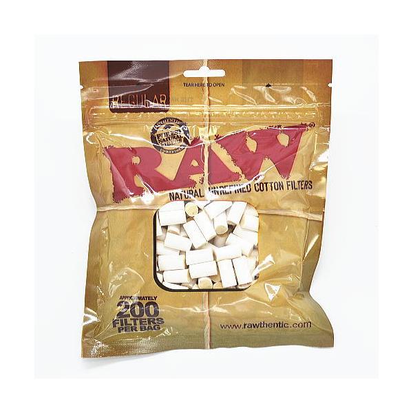 【RAW】ロウ 手巻きタバコ用 レギュラー フィルター 無添加 無香料 手巻きタバコ 200本 直径0.7cm×長さ1.5cm 手巻きたばこ 手巻き煙草