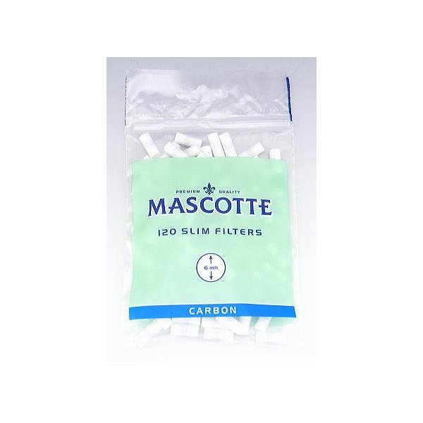 MASCOTTE マスコット 手巻きタバコ スリムチャコール フィルター 手巻きタバコ用 120本 直径6mm 76001230