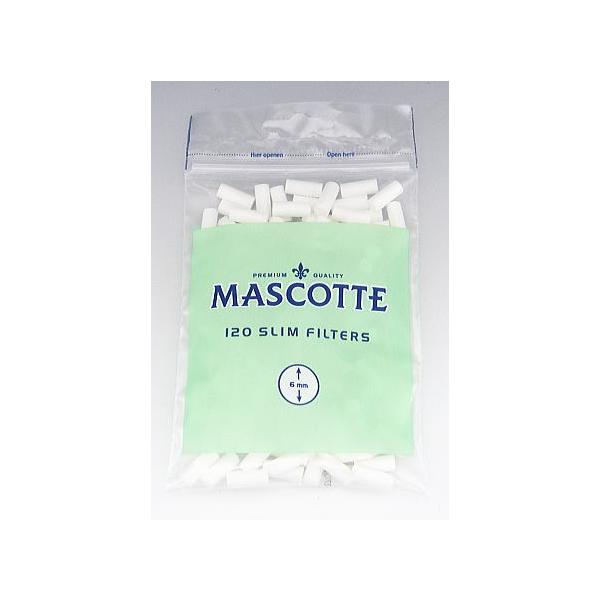 【MASCOTTE】マスコット　スリム　フィルター　手巻きタバコ用　120本（直径6mm）