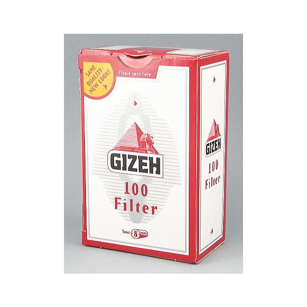 GIZEH ギゼ レギュラー フィルター 手巻きタバコ用 100本（直径8mm） 手巻きタバコ