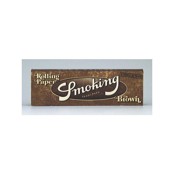 Smoking X[LO 芪^oRp 50 No.8 uE Brown 芪^oR y[p[ Unbleached 1 1/4 78mm