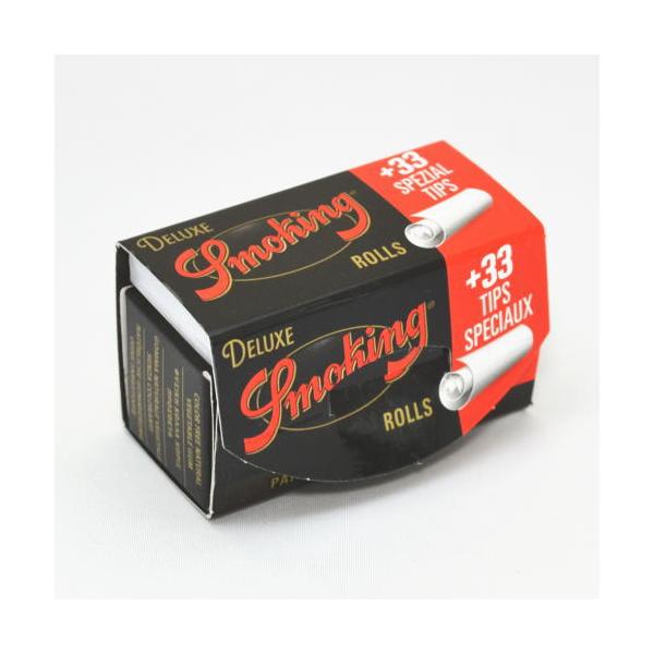 �`�b�v�t Smoking �X���[�L���O DELUXE �f���b�N�X �芪���^�o�R�p �������[�� 44mm×4m �芪���^�o�R Smoking�Edeluxe�ERolls 33�`�b�v�t