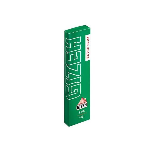 GIZEH ギゼ エクストラスリム ファイン66 ミディアムバーニング 手巻きタバコ用 66枚 27.8mm×68mm 手巻きタバコ ペーパー