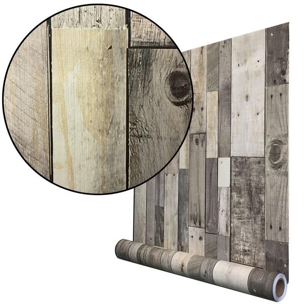 Wagic 30m巻 リメイクシート レンガ柄 木目調 シール壁紙 プレミアムウォールデコシートw Wa321 オールドウッド 内装 木目調 代引不可 今季ブランドの 公式の日本正規品