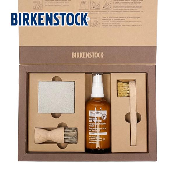 スエードレザーの清浄、お手入れ、保護に必要な製品がすべて含まれているシューケアセット。BIRKENSTOCKのケア製品には天然成分を使用しています。スエードブラシは、強くこすると傷がつく恐れがありますので、やさしくブラッシングしてください。...