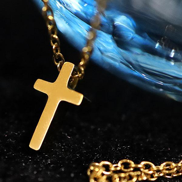 ネックレス メンズ クロスネックレス ステンレスゴールドチェーン シンプル クロス メンズ レディース ペア アクセサリー 十字架 Crossgoldnecklace 日本製アクセサリー マイスタ 通販 Yahoo ショッピング