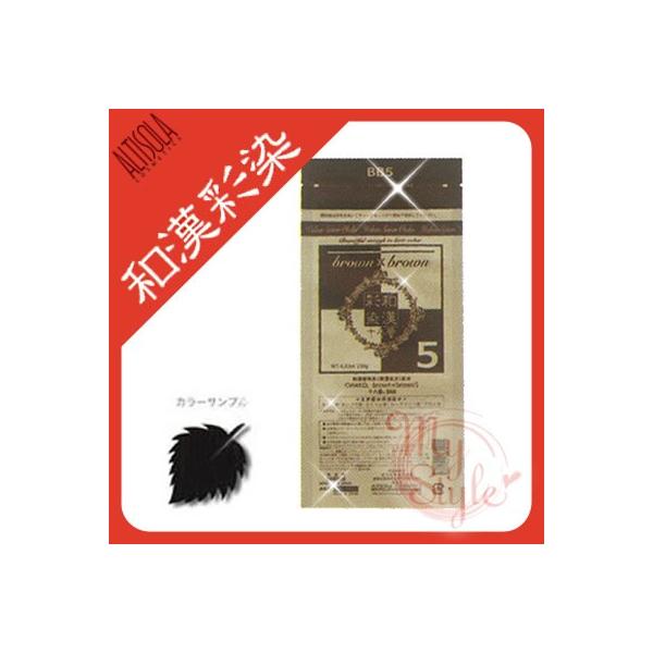 ヘアカラー　和漢彩染 白髪染め アルティゾラ ブロコローレ BB5 医薬部外品   120g メール便送料無料  メール便送料無料