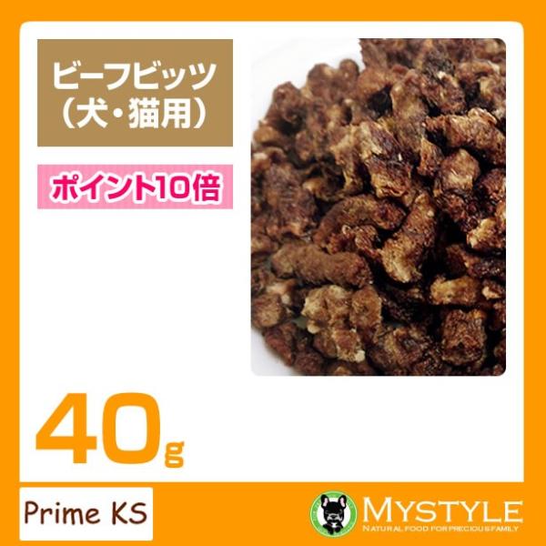 プライムケイズ ビーフビッツ 40g 手作り 国産 無添加 トッピング