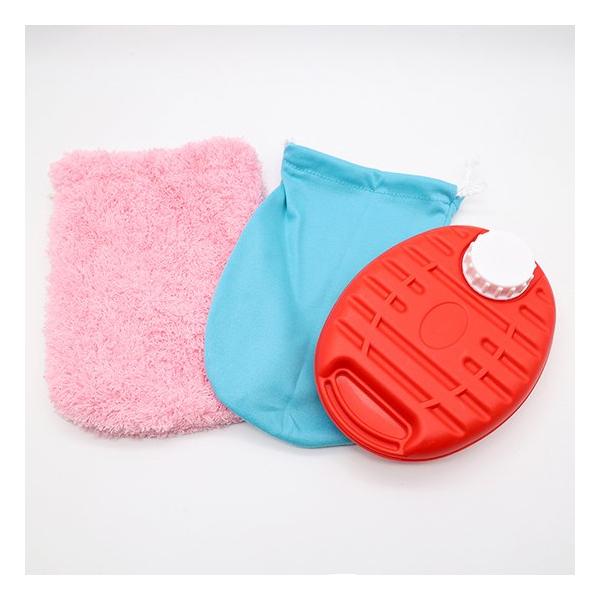 夏と冬の2WAYで使える湯たんぽです。