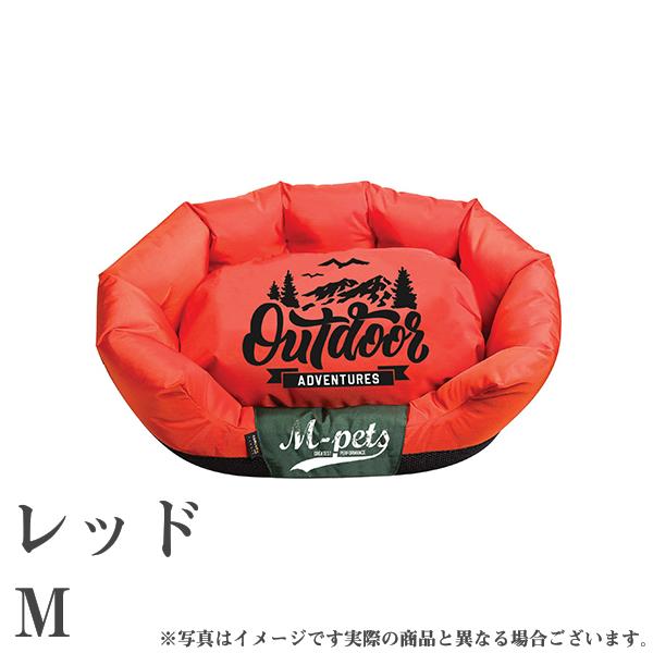 M-PETS ハバナバスケット M レッド