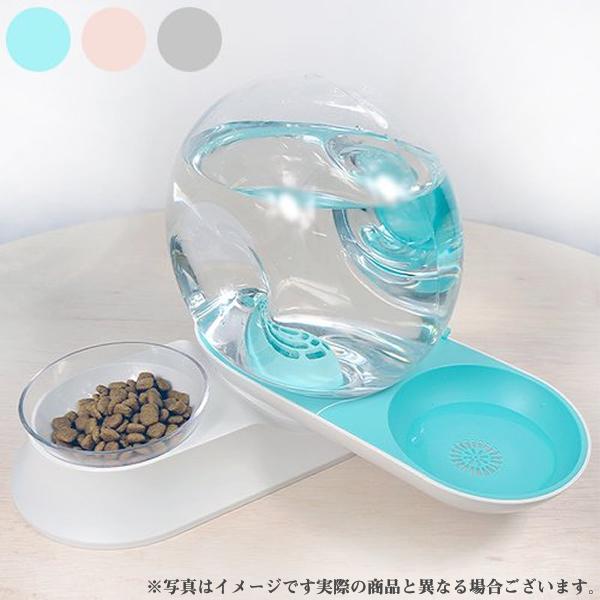 -PETS エムペッツ カタツムリペット 給水器&amp;給食器 猫用 自動給水器 水飲み 水やり 給餌器 電源不要 非電源 ウォーターボウル フードボウル