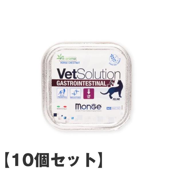 【10個セット】ベッツソリューション VetSolution 胃腸サポート ウェット猫用 100g