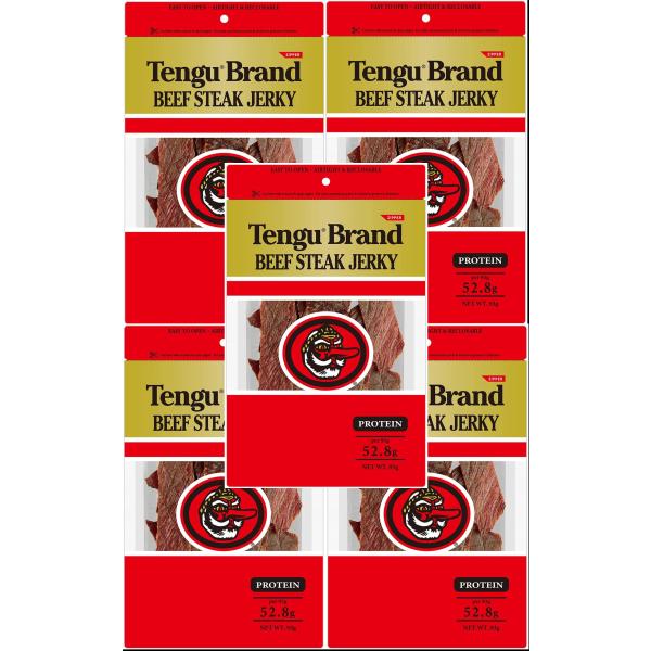 テング ビーフステーキジャーキー レギュラー （93g×5個