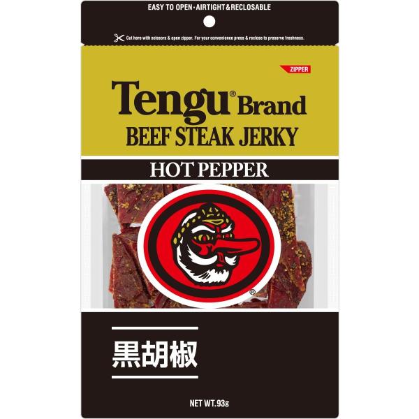 テング ビーフジャーキー ホット93ｇ【ポストへ配達メール便】