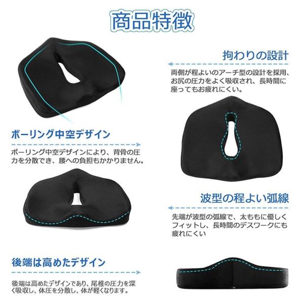 クッション 低反発座布団 ヘルスケア座布団 腰痛クッション オフィス 椅子 車用 骨盤サポート 姿勢矯正 最新改良版 1en C 17 Lakko 通販 Yahoo ショッピング