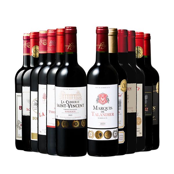 ワイン ワインセット 赤ワイン 格上メドック＆5金賞入り!ボルドー金賞赤ワイン12本セット 第20弾 送料無料 wine set