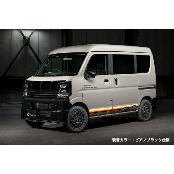 M'z SPEED 【ピアノブラック仕様】[エブリイ DA17V]クロスライン