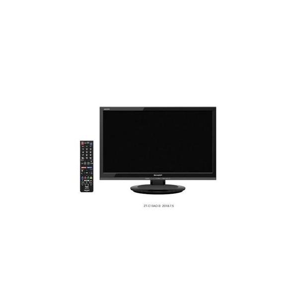 テレビ SHARP - SHARP AQUOS A AD 2T-C19AD-B Amazon | シャープ 液晶 テレビ ハイビジョン 外付HDD対応(裏