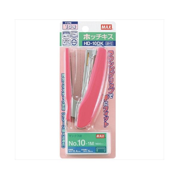 A-4902870668563 マックス ホッチキス　ＨＤ−１０ＤＫ　桃